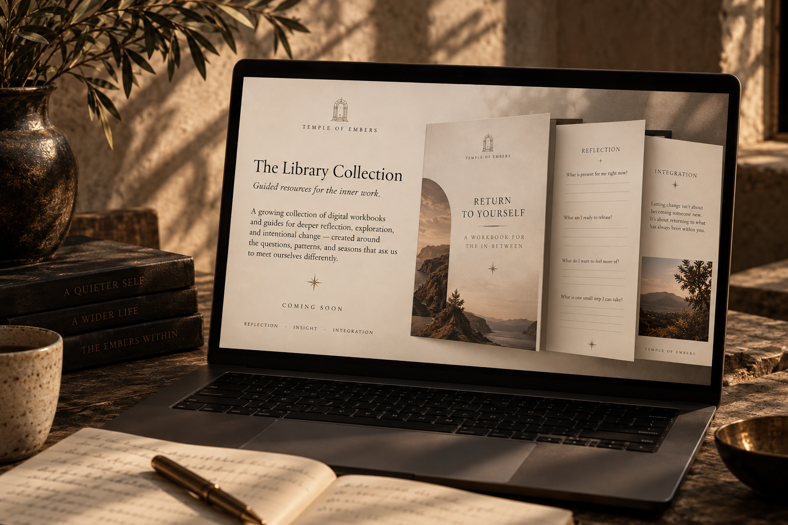 Temple of Embers digital workbook collection