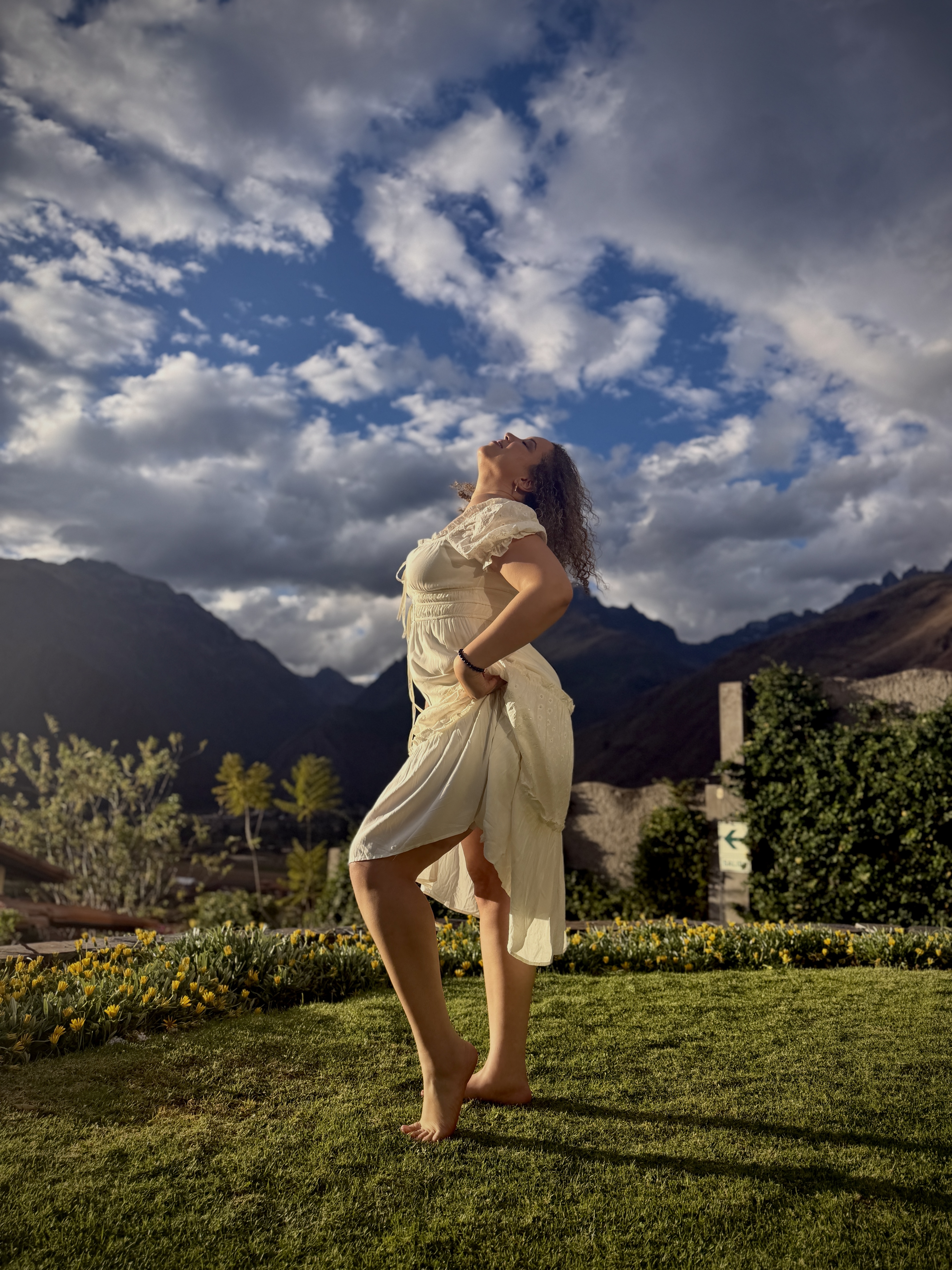 Woman standing outdoors in Peru